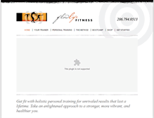 Tablet Screenshot of flowlifefitness.com